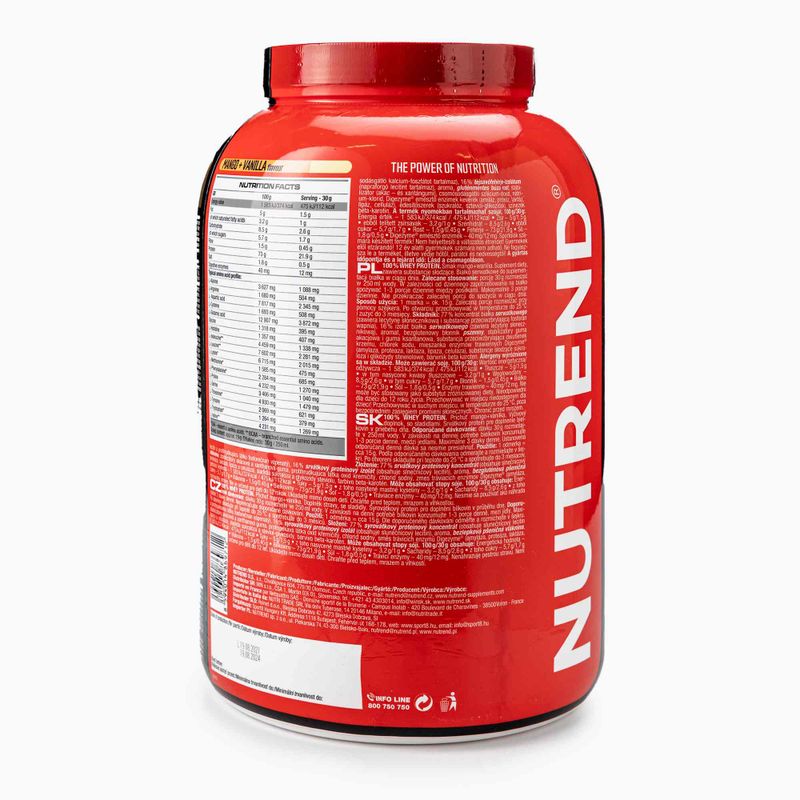 Суроватка Nutrend 100% протеин 2,25kg манго-ванилия VS-032-2250-MNVA 2