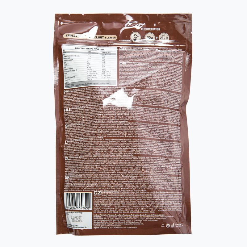 Nutrend Вкусен вегански протеинов шейк 450g шоколад с лешници VS-105-450-ČLO 2