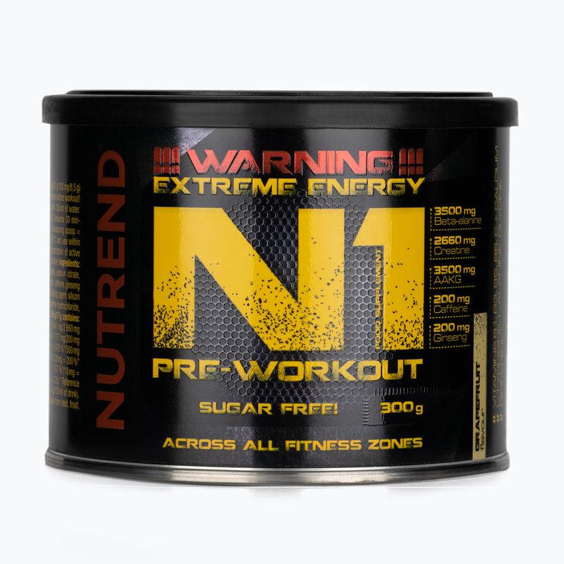 Nutrend Pre-Workout N1 300g грейпфрут VS-067-300-G