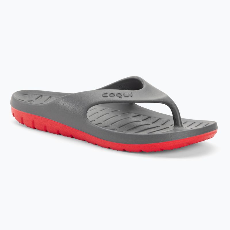 Мъжки джапанки Coqui Zucco dark grey/red