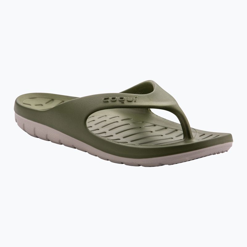 Мъжки джапанки Coqui Zucco dark army green/stone 7