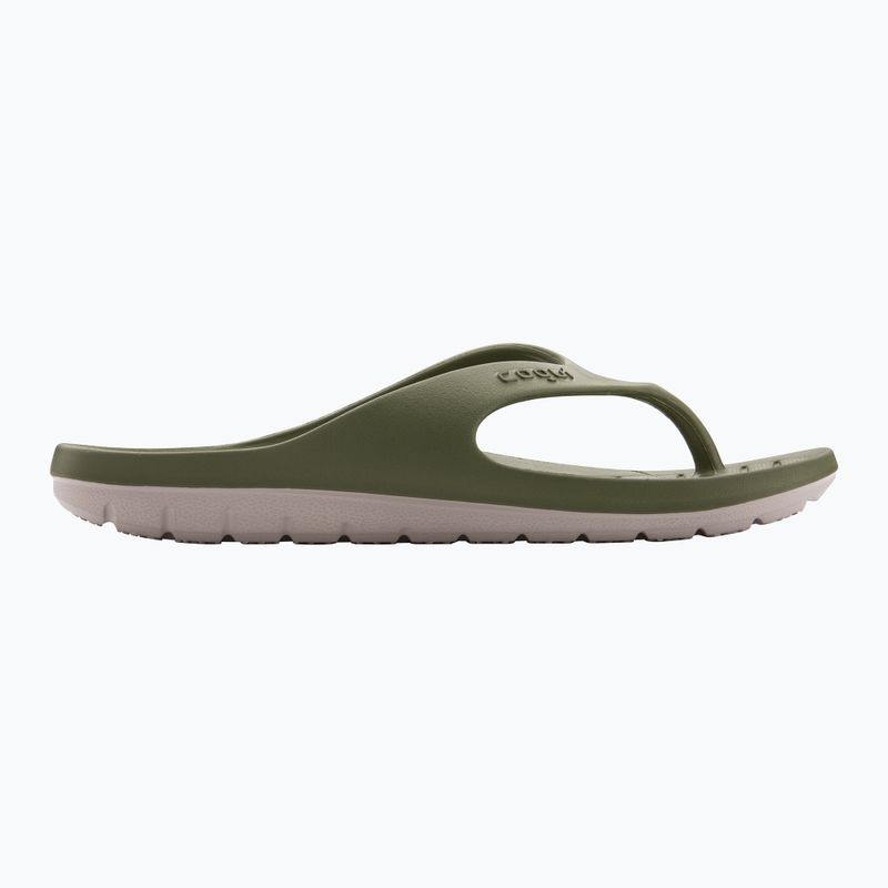 Мъжки джапанки Coqui Zucco dark army green/stone 8