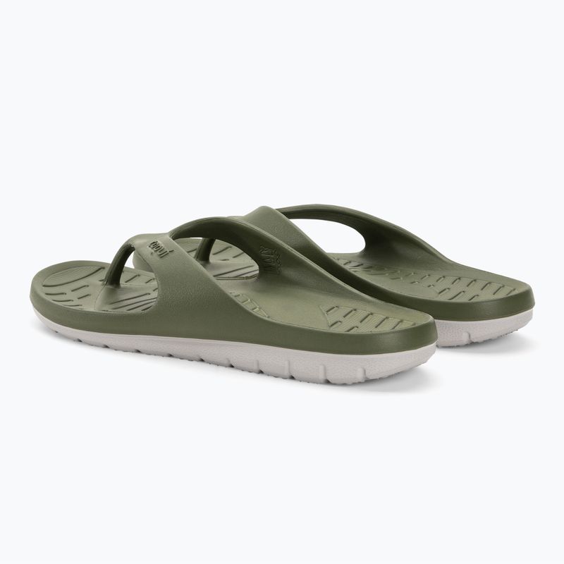 Мъжки джапанки Coqui Zucco dark army green/stone 3