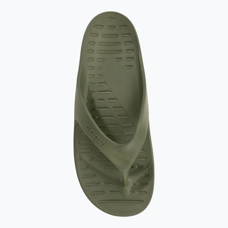 Мъжки джапанки Coqui Zucco dark army green/stone 6