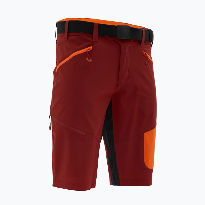 Мъжки шорти за колоездене SILVINI Rango Pro merlot/orange 4