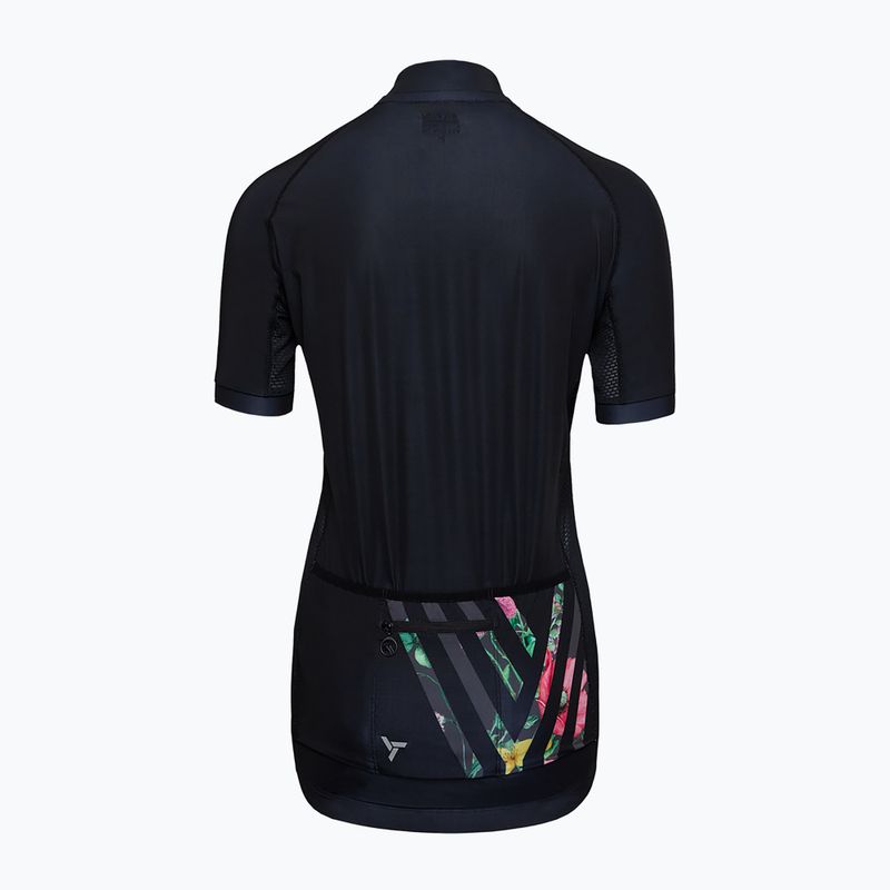 Дамска колоездачна тениска SILVINI Calnia black/charcoal 2