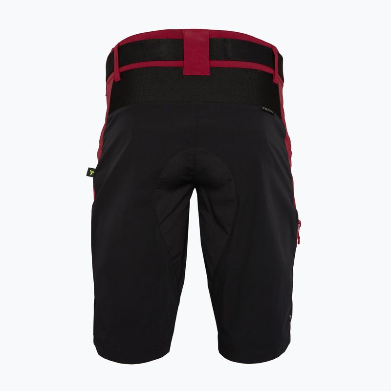 Мъжки шорти за колоездене SILVINI Rango Pro merlot/black 2