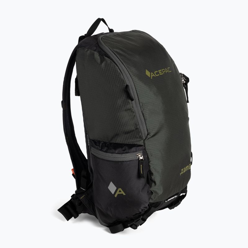 Велосипедна раница Acepac Zam EXP 15 l сива 207621 2