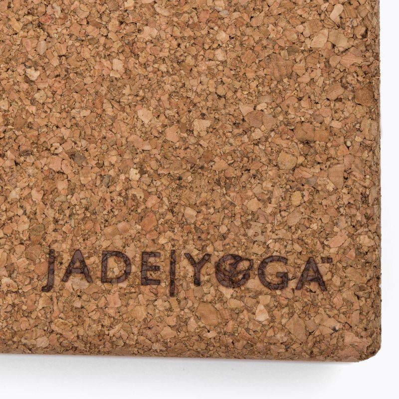 JadeYoga Корков блок малък светлокафяв CYBS 6