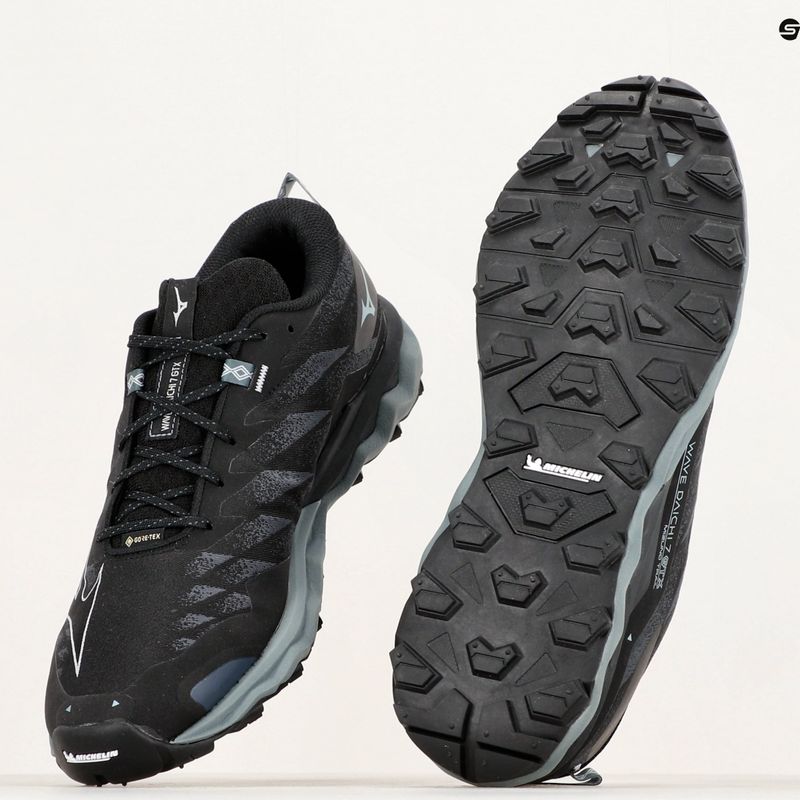 Мъжки обувки за бягане Mizuno Wave Daichi 7 GTX black/ombre blue/stormy weather 12