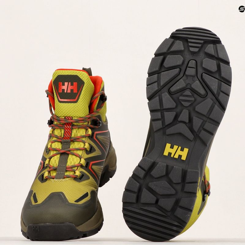 Helly Hansen Cascade Mid HT мъжки ботуши за трекинг неонов мъх/полезно зелено 13