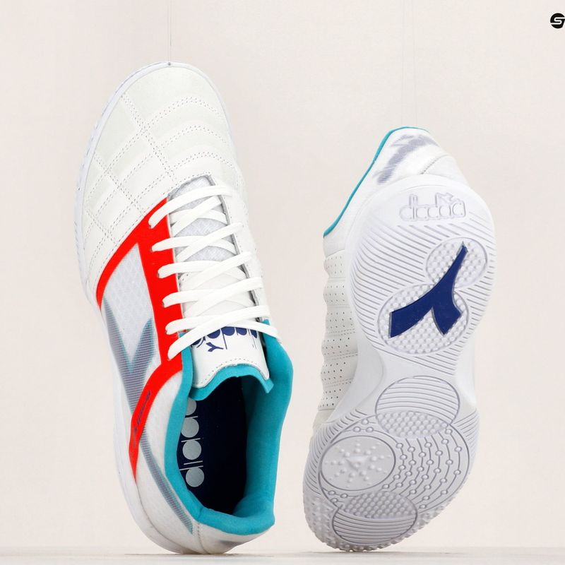 Мъжки футболни обувки Diadora Brasil Sala Cup ID white/navy 19