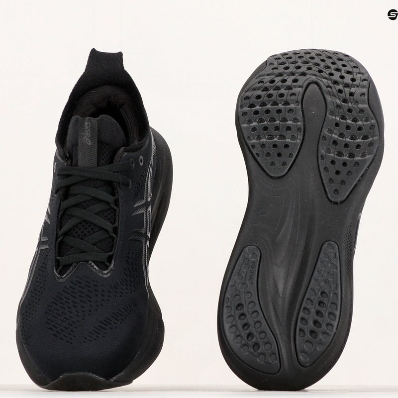 ASICS Gel-Nimbus 25 мъжки обувки за бягане черно/черно 12