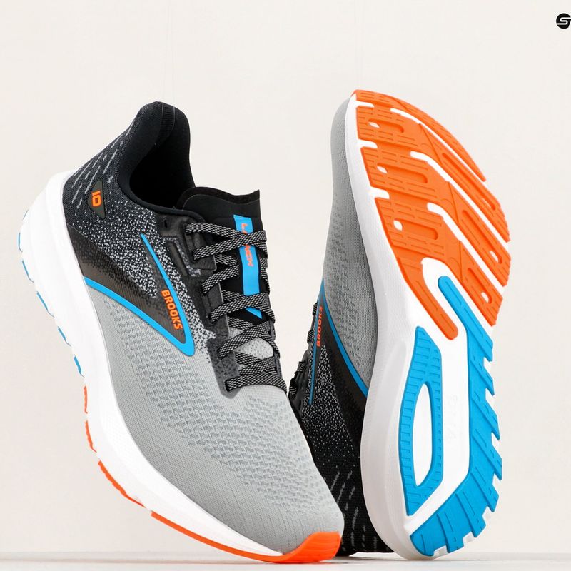 Brooks Launch 10 мъжки обувки за бягане черно/атомично синьо/карамелено ибис 12