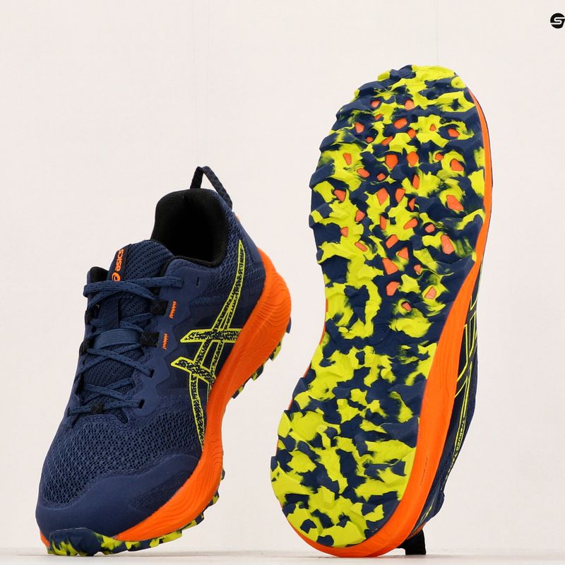 ASICS Trabuco Terra 2 deep ocean/neon lime мъжки обувки за бягане 19