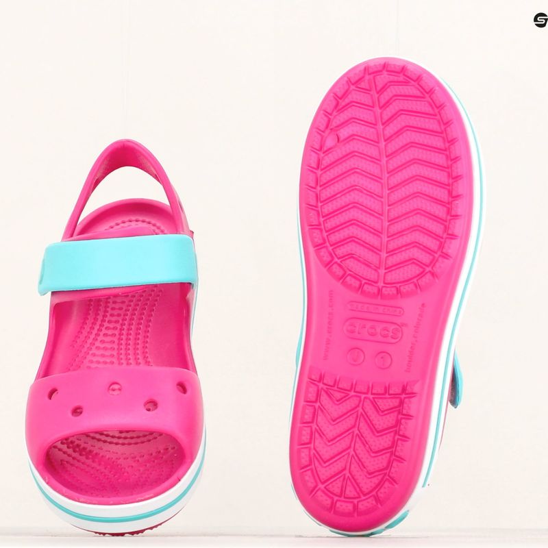 Детски сандали Crocs Crockband candy pink/pool 12