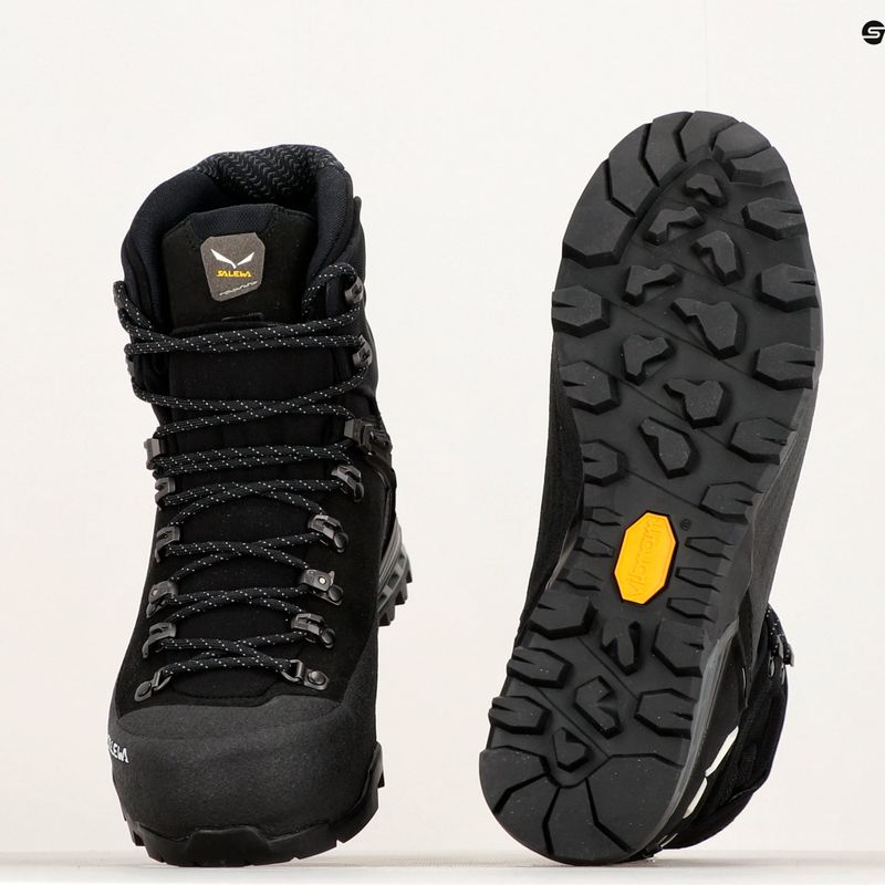 Salewa Ortles Ascent Mid GTX M black/black мъжки обувки за алпинизъм 13