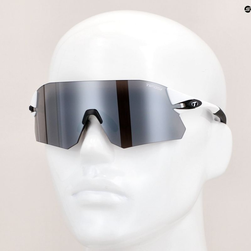 Очила за колоездене Tifosi Rail white black/smoke/ac red/clear 8