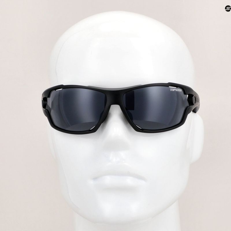 Очила за колоездене Tifosi Amok matte black/smoke/ac red/clear 7