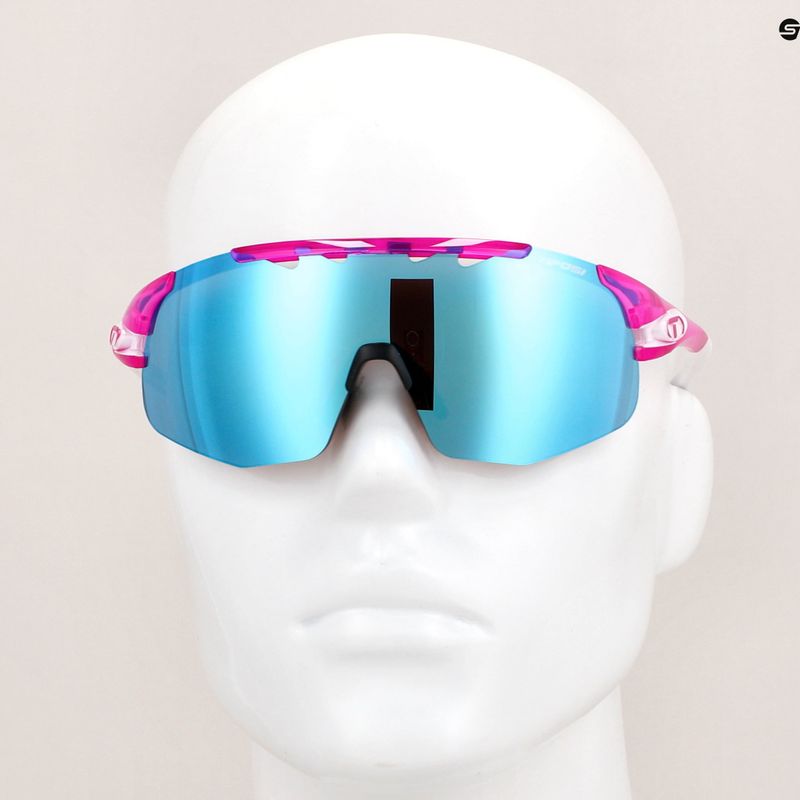 Очила за колоездене Tifosi Sledge Lite Clarion crystal pink/clarion blue/ac red/clear 11