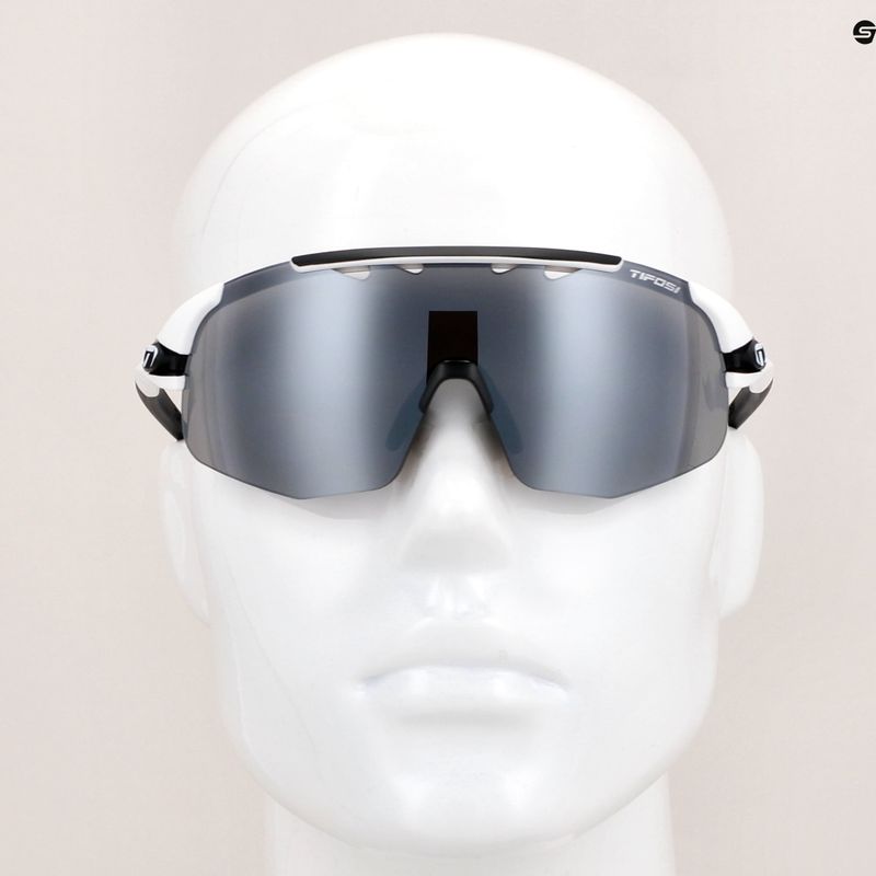 Очила за колоездене Tifosi Sledge Lite matte white/smoke/ac red/clear 11