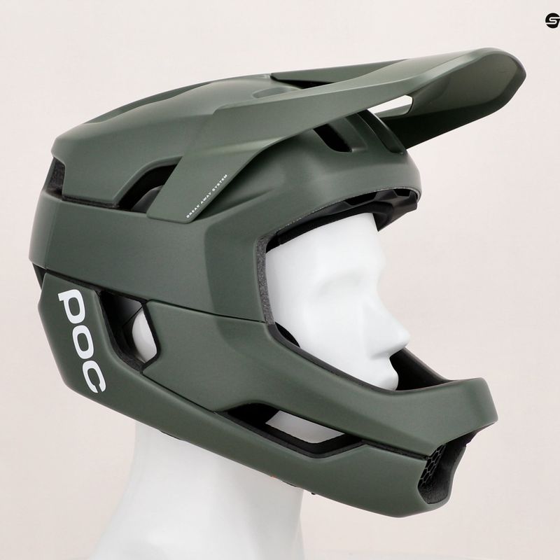 Каска за велосипед POC Otocon pidote green metallic/matt 17
