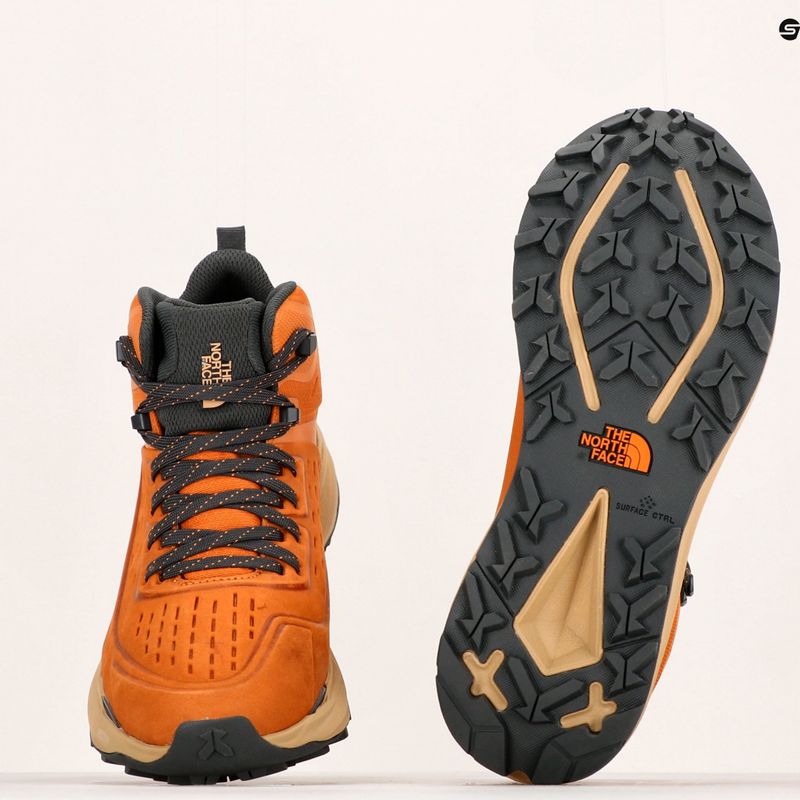Мъжки ботуши за трекинг The North Face Vectiv Exploris 2 Mid Futurelight Lthr citrine yellow/khaki stone 14