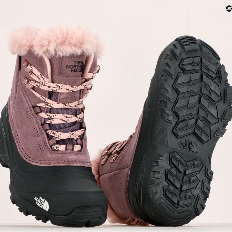 Детски ботуши за сняг The North Face Shellista V Lace Wp fawn grey/asphalt grey 14