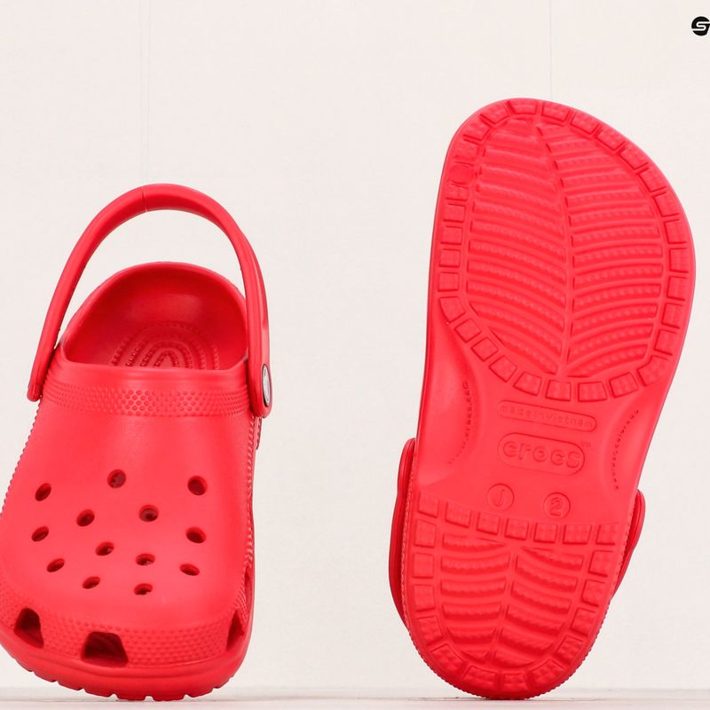 Crocs Classic Clog Детски джапанки варсити червено 13