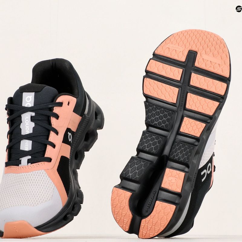 Дамски водоустойчиви обувки за бягане On Running Cloudrunner fade/black 14