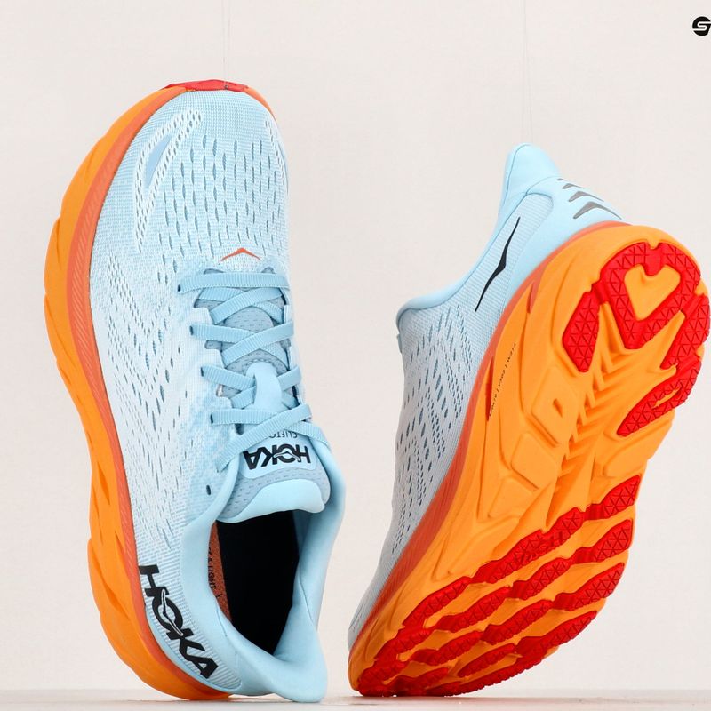Дамски обувки за бягане HOKA Clifton 8 Wide summer song/ice flow 11
