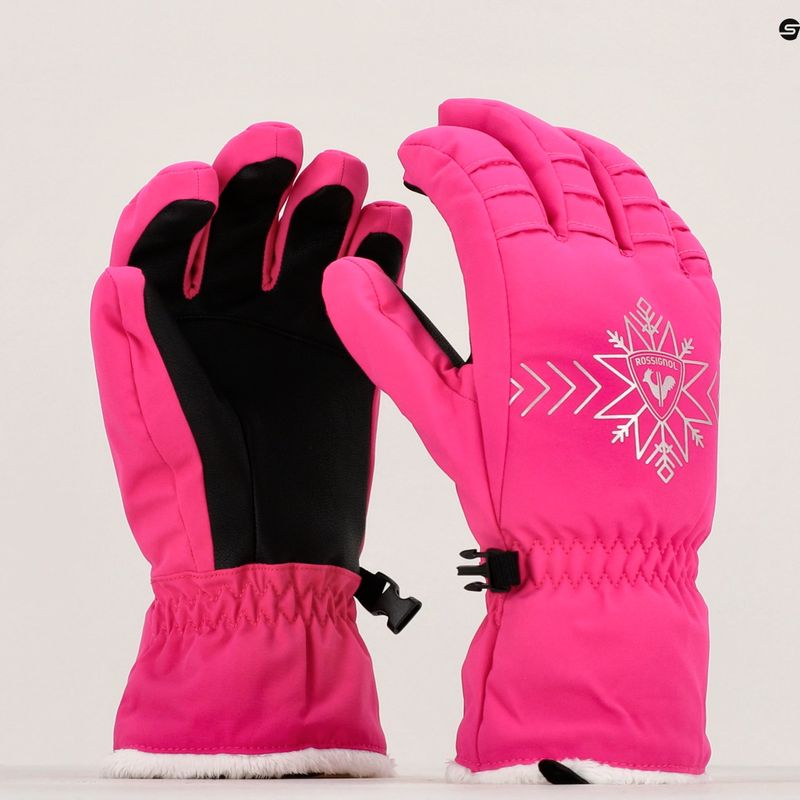 Дамски ски ръкавици Rossignol Perfy G orchid pink 8