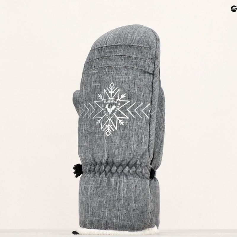 Дамски ски ръкавици Rossignol Perfy M heather grey 8