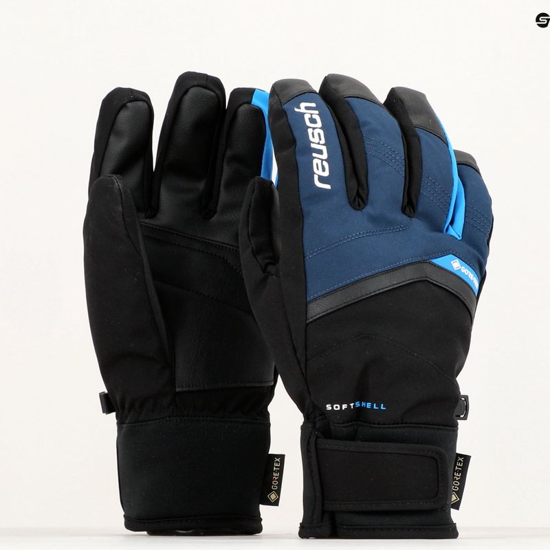 Ски ръкавица Reusch Blaster Gore-Tex рокля синя/черна 10