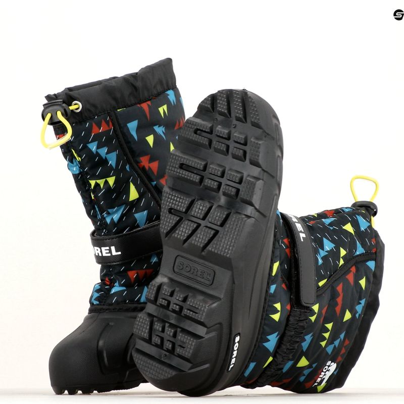 Детски ботуши за трекинг Sorel Flurry Print Boys black/black 15