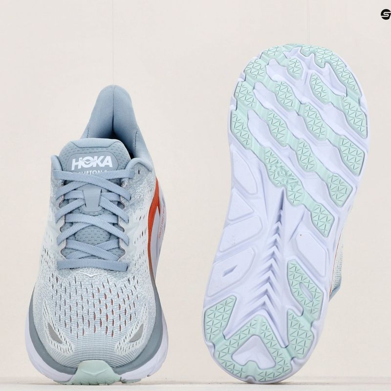 Дамски обувки за бягане HOKA Clifton 8 Wide blue fog/plein air 11