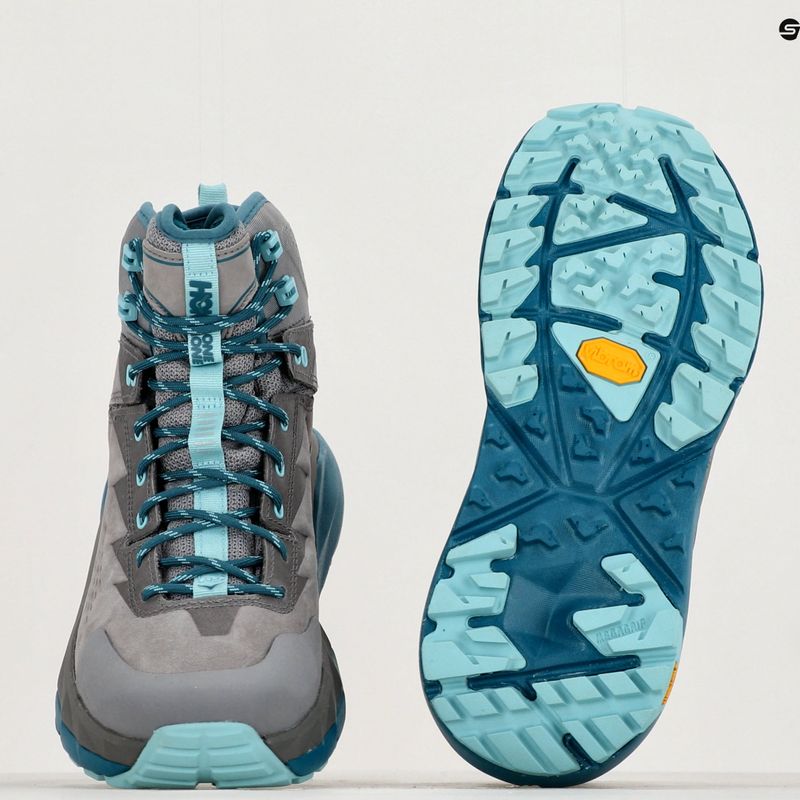 Дамски ботуши за трекинг HOKA Kaha GTX frost gray/aqua haze 11