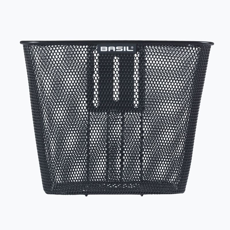 Basil Bilbao FM предна кошница за велосипед + FM държач за кормило черен 2