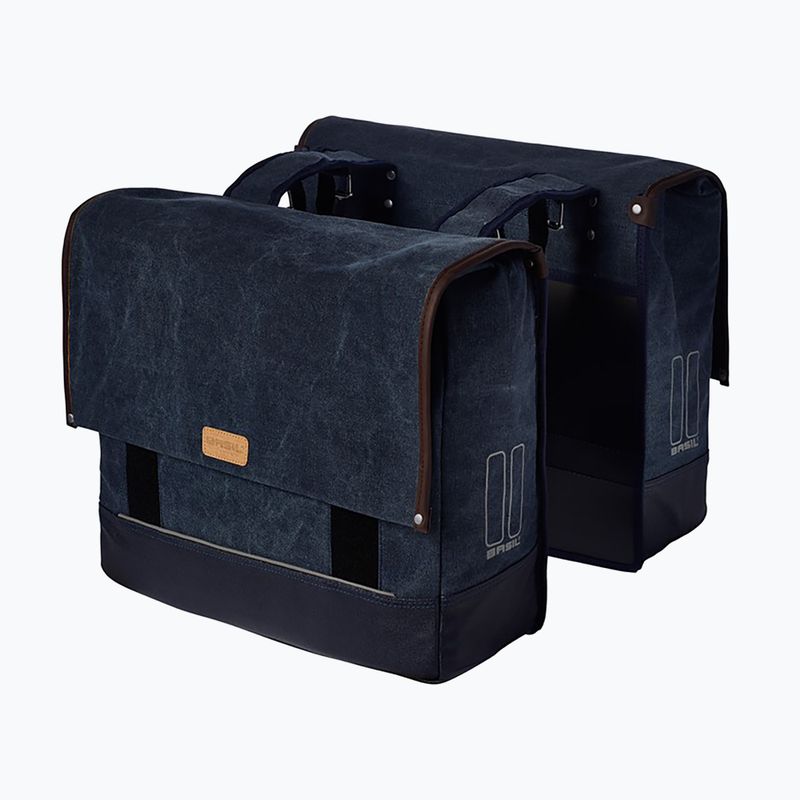 Сак за велосипед Basil Urban Fold Double Bag 40-55 l navy
