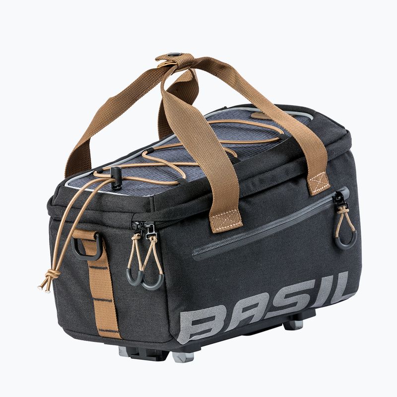 Чанта за багажник на велосипед Basil Miles Trunkbag MIK 7 l black slate