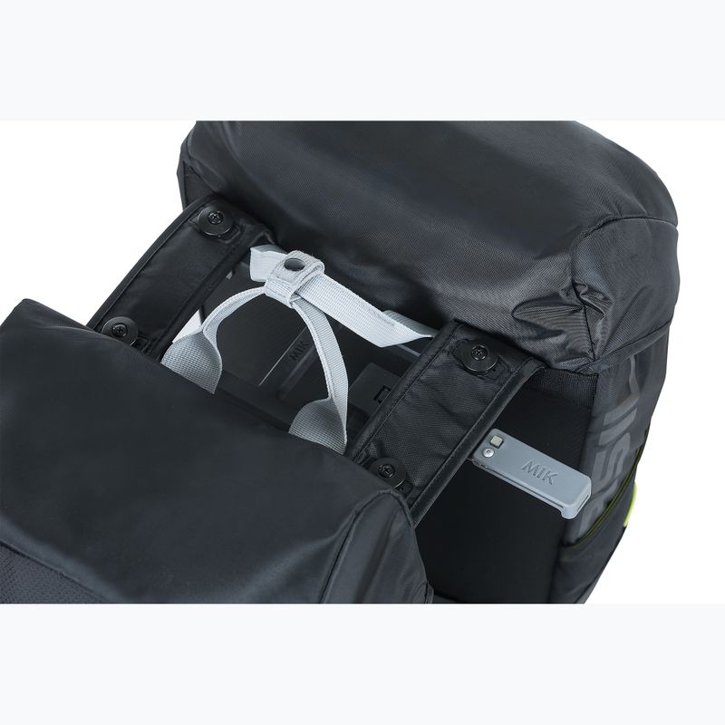 Сак за велосипед Basil Miles Double Bag 32 l black/lime 3