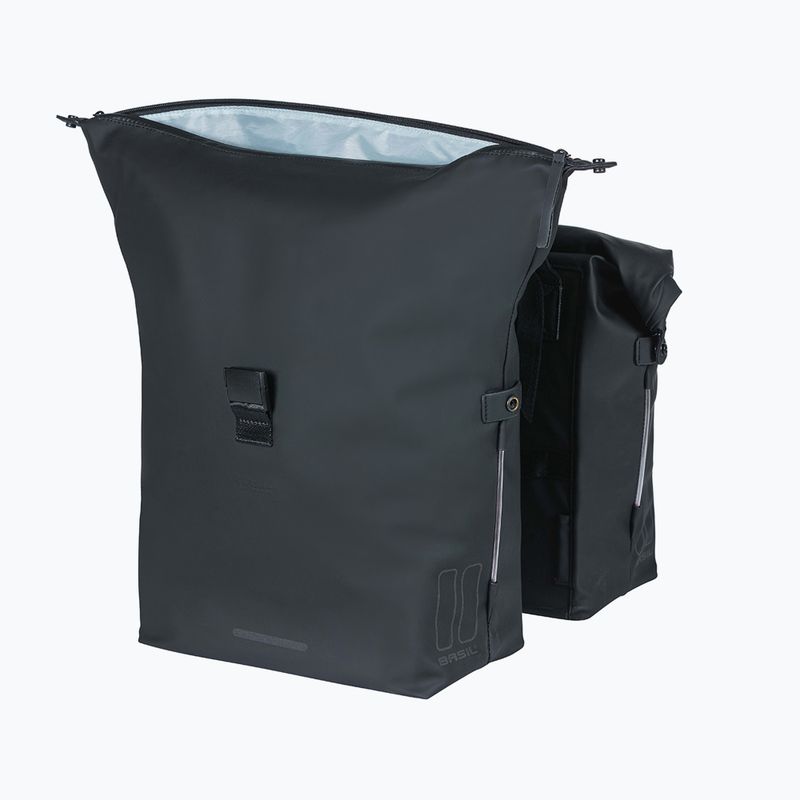 Сак за велосипед Basil Soho Nordlicht Double Bag 41 l black 4