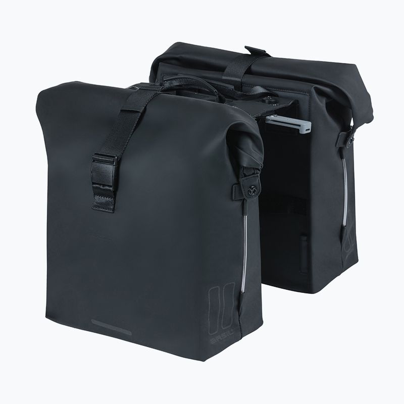 Сак за велосипед Basil Soho Nordlicht Double Bag MIK 41 l black 2