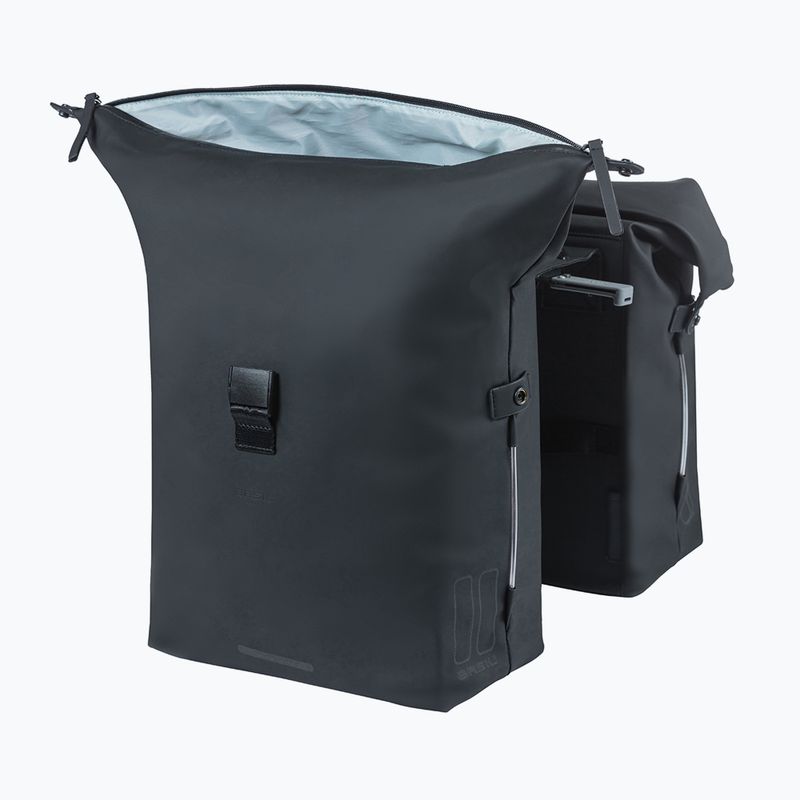 Сак за велосипед Basil Soho Nordlicht Double Bag MIK 41 l black 4