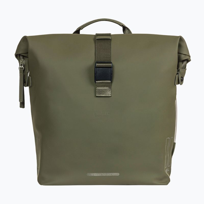 Сак за велосипед Basil Soho Nordlicht Double Bag MIK 41 l moss green