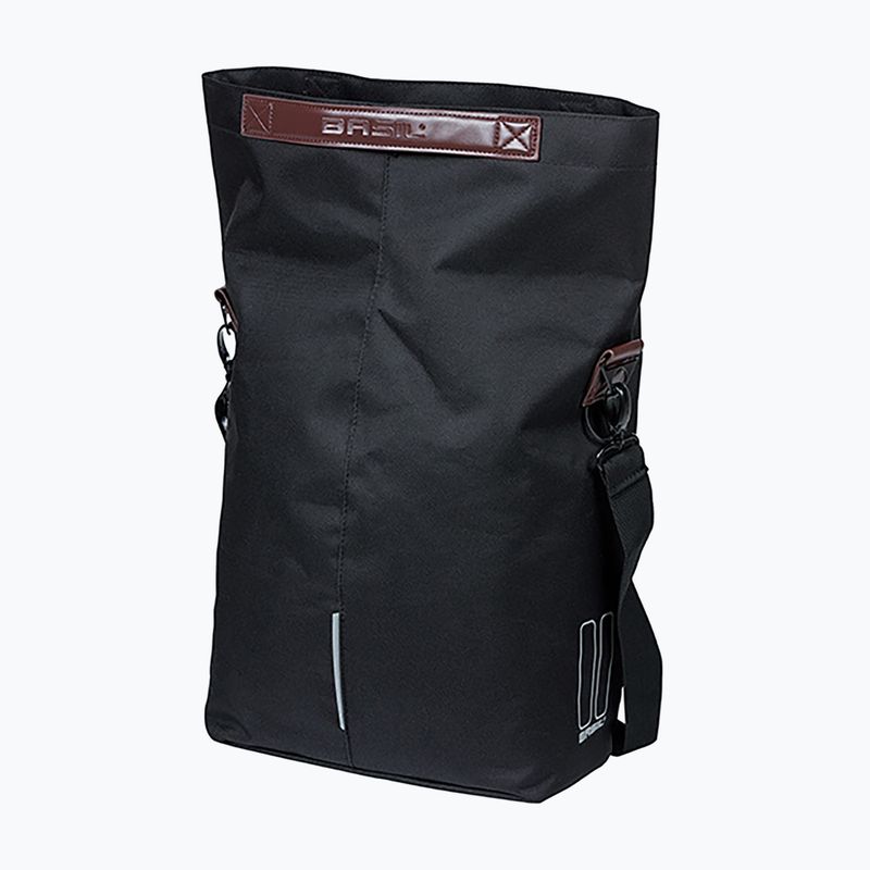 Велосипедна чанта за багажник Basil City Shopper MIK Hooks 16 l black 5