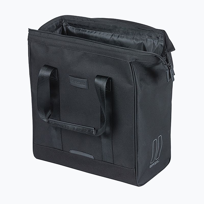 Велосипедна дисага Basil City Grand Shopper MIK Hooks 23 l black 5
