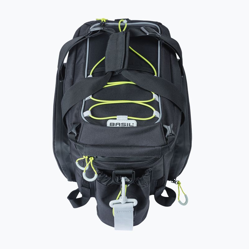 Basil Miles Trunk XL Pro 36 l черна/лимонена чанта за велосипед 3