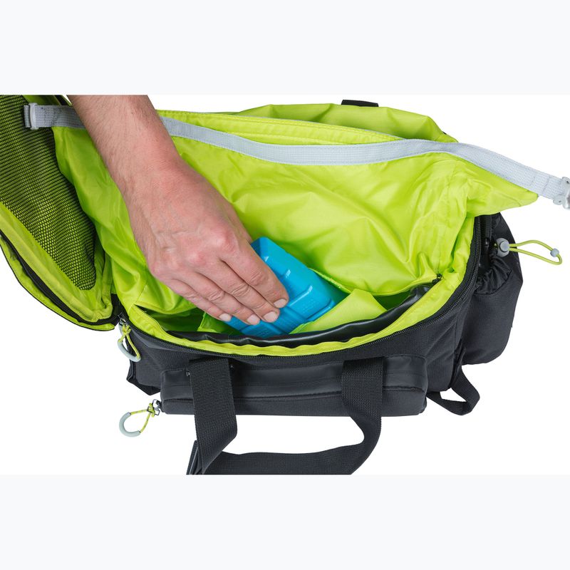 Basil Miles Trunk XL Pro 36 l черна/лимонена чанта за велосипед 8