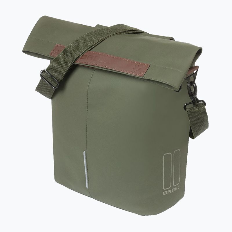 Чанта за велосипед Basil City Shopper Vegan Leather 16 l moss green 2